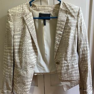 BCBG Snakeskin Print Blazer